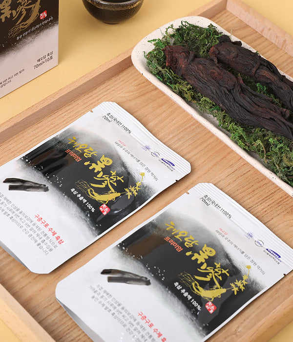 Haeodam Black Ginseng Concentrate 흑삼추출액 70mlX20sticks, 70mlX30sticks