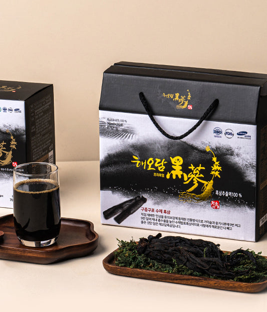 Haeodam Black Ginseng Concentrate 흑삼추출액 70mlX20sticks, 70mlX30sticks