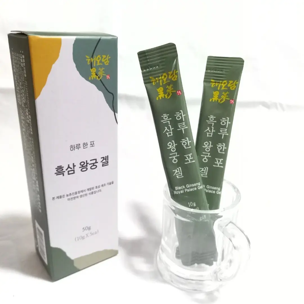 Haeodam Black Ginseng Wanggung Gel 흑삼 왕궁 겔 10gX20sticks, 10gX30sticks