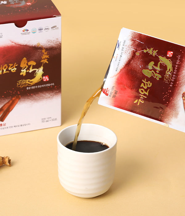 Handmade Red Ginseng Extract 홍삼 추출액 70mlX30