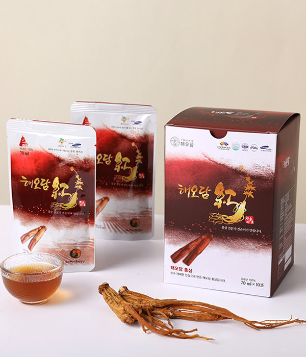 Handmade Red Ginseng Extract 홍삼 추출액 70mlX30