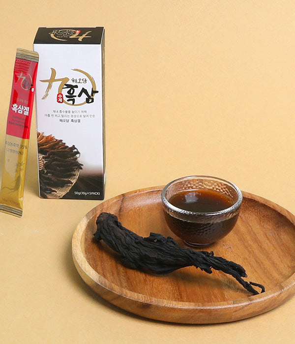 Haeodam Homemade Black Ginseng Gel 구증구포 흑삼겔 10gX20, 10gX30