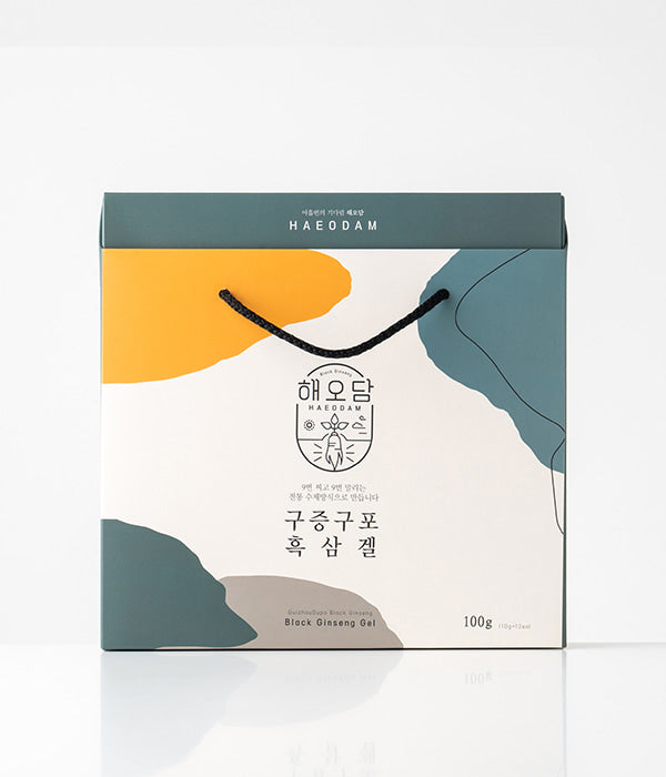 Haeodam Black Ginseng Set 구증구포 흑삼세트 (흑삼겔 10포 + 흑삼스틱 10포)